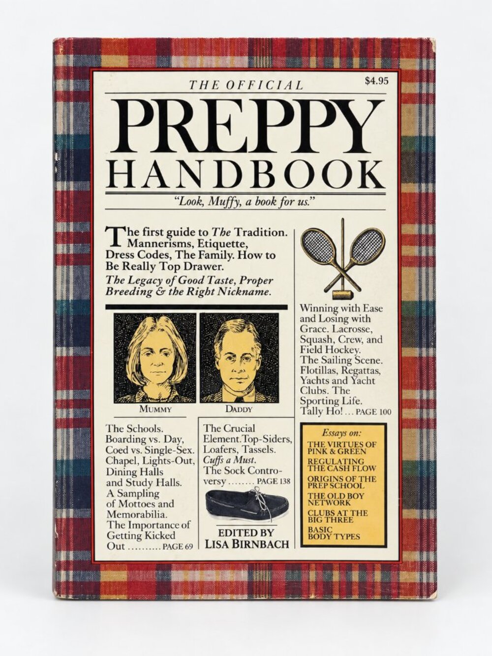 Vintage 80s The Official Preppy Handbook Lisa Birnbach Old Money Gift Idea